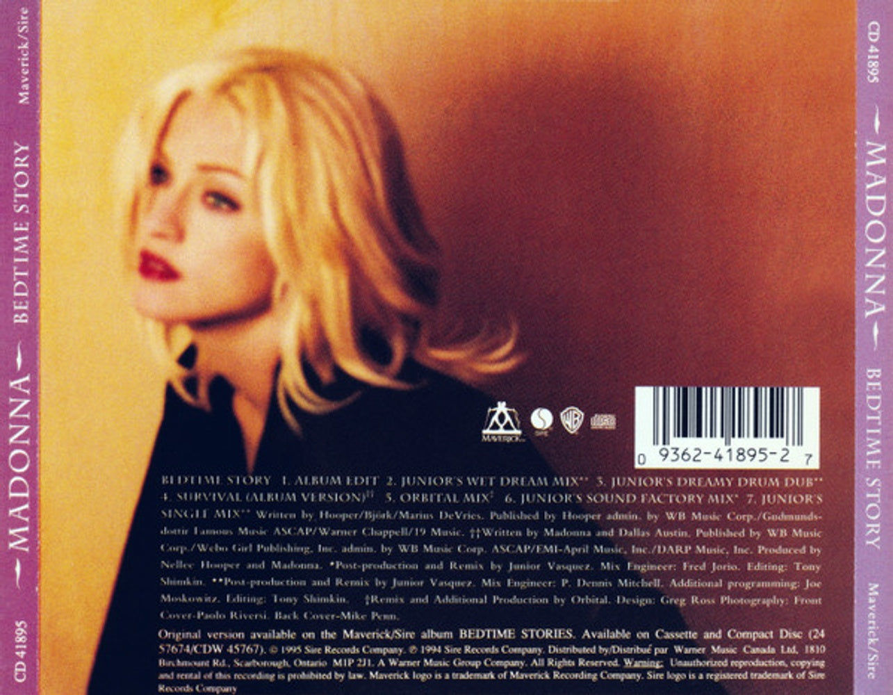 Madonna – Bedtime Story (CD)