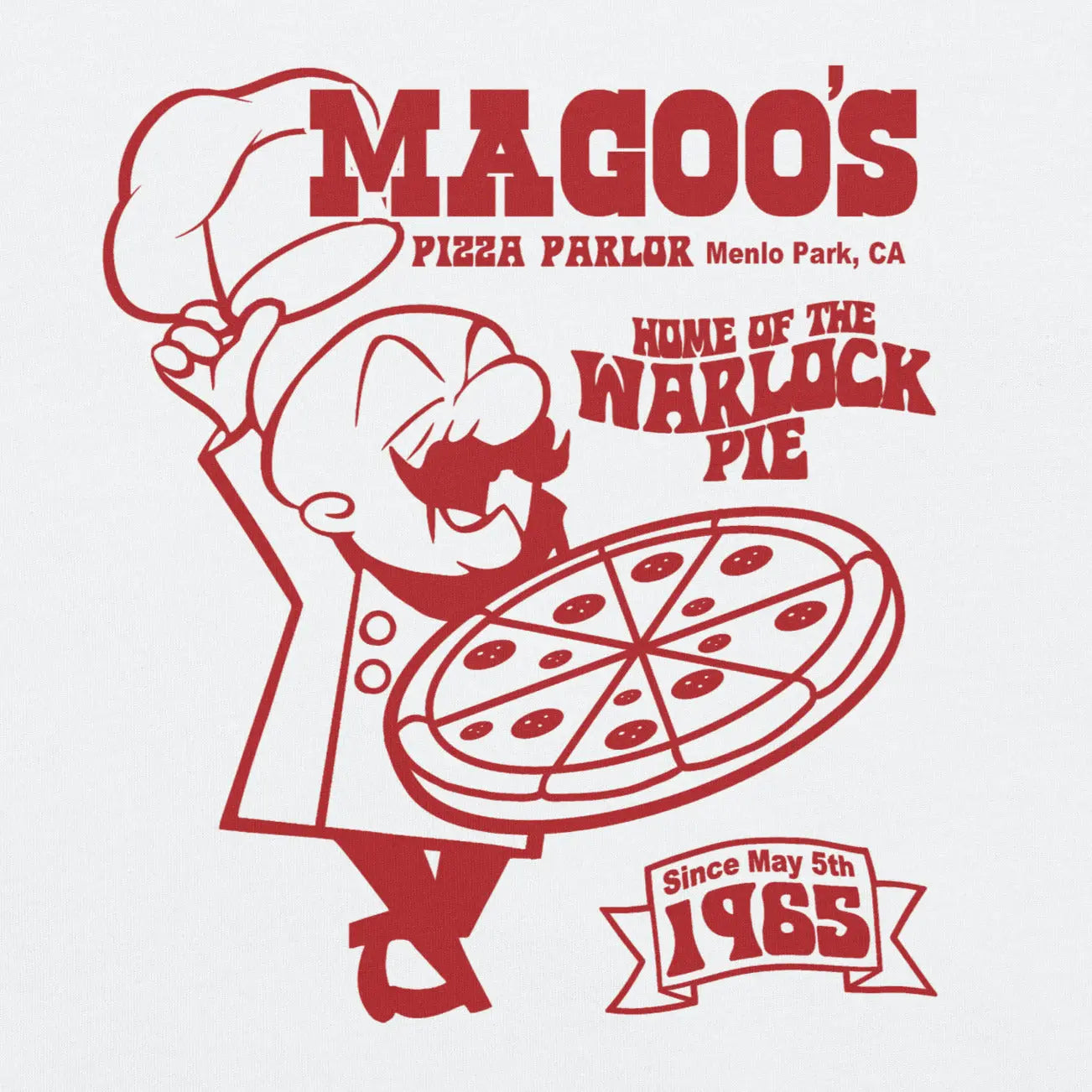 Magoo's Pizza Parlor - Throwback T-Shirt [NEW] - Side View