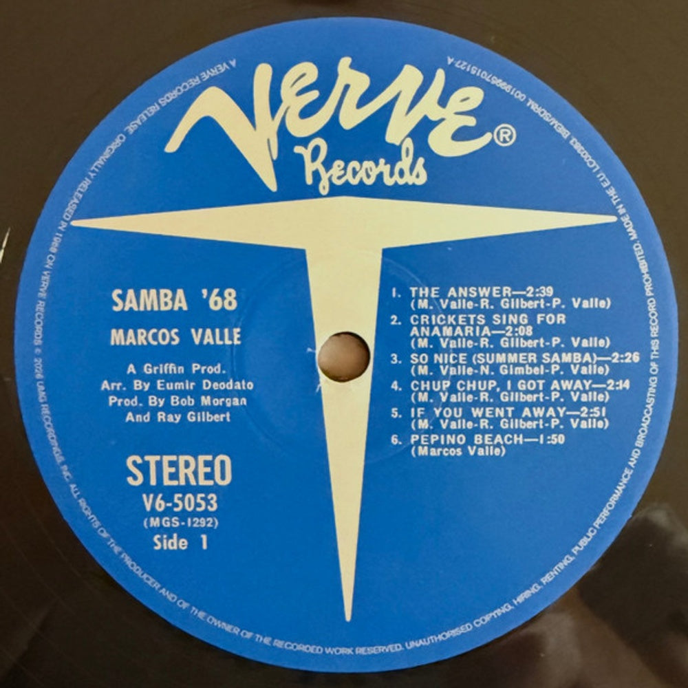Marcos Valle – Samba '68 (LP Vinyl)