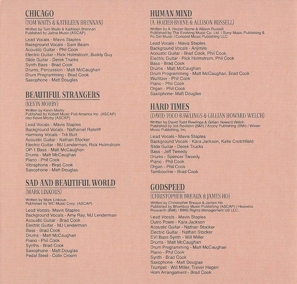Mavis Staples – Sad & Beautiful World (LP Vinyl) - Alternate View
