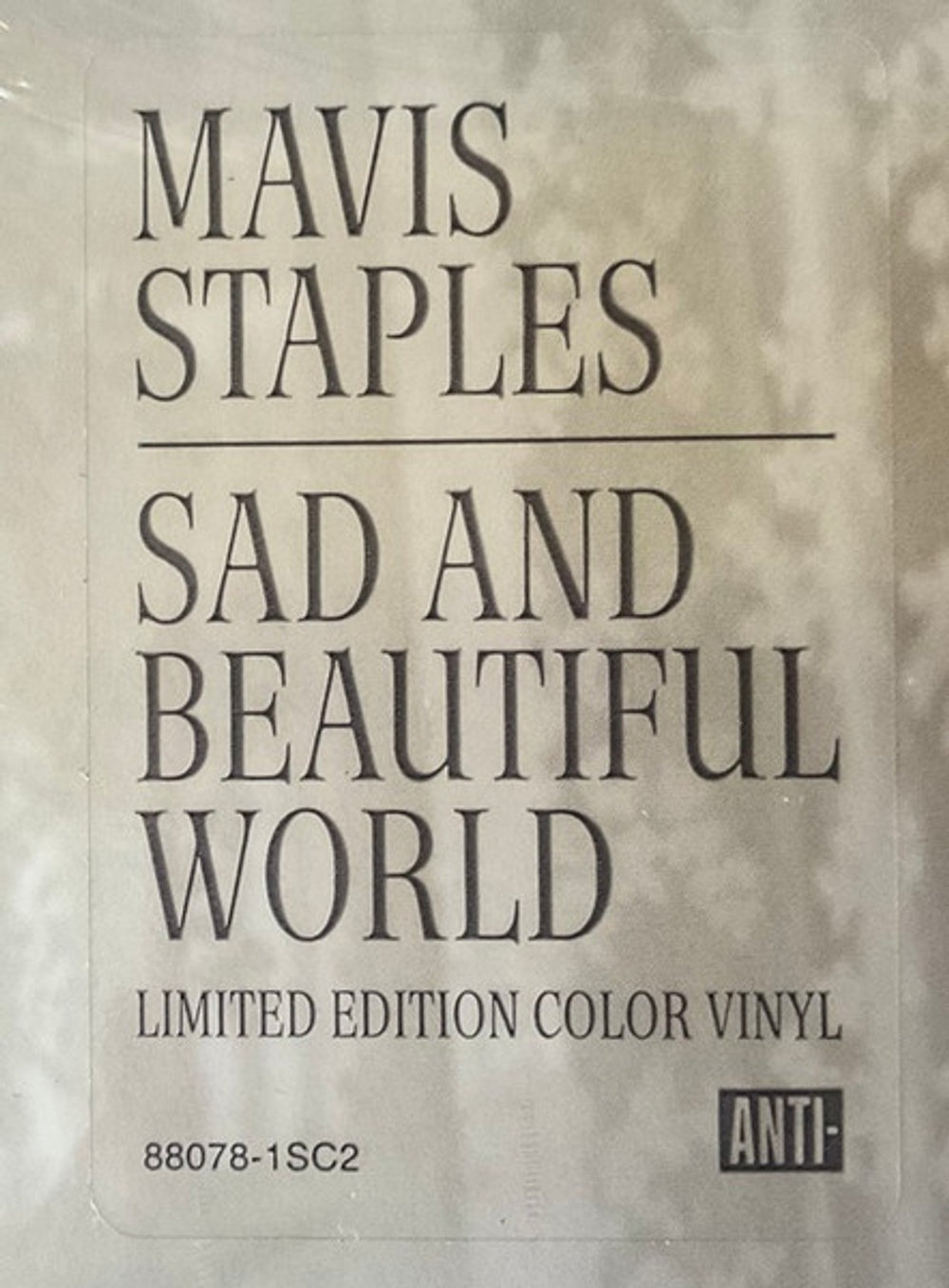 Mavis Staples – Sad & Beautiful World (LP Vinyl) - Side View