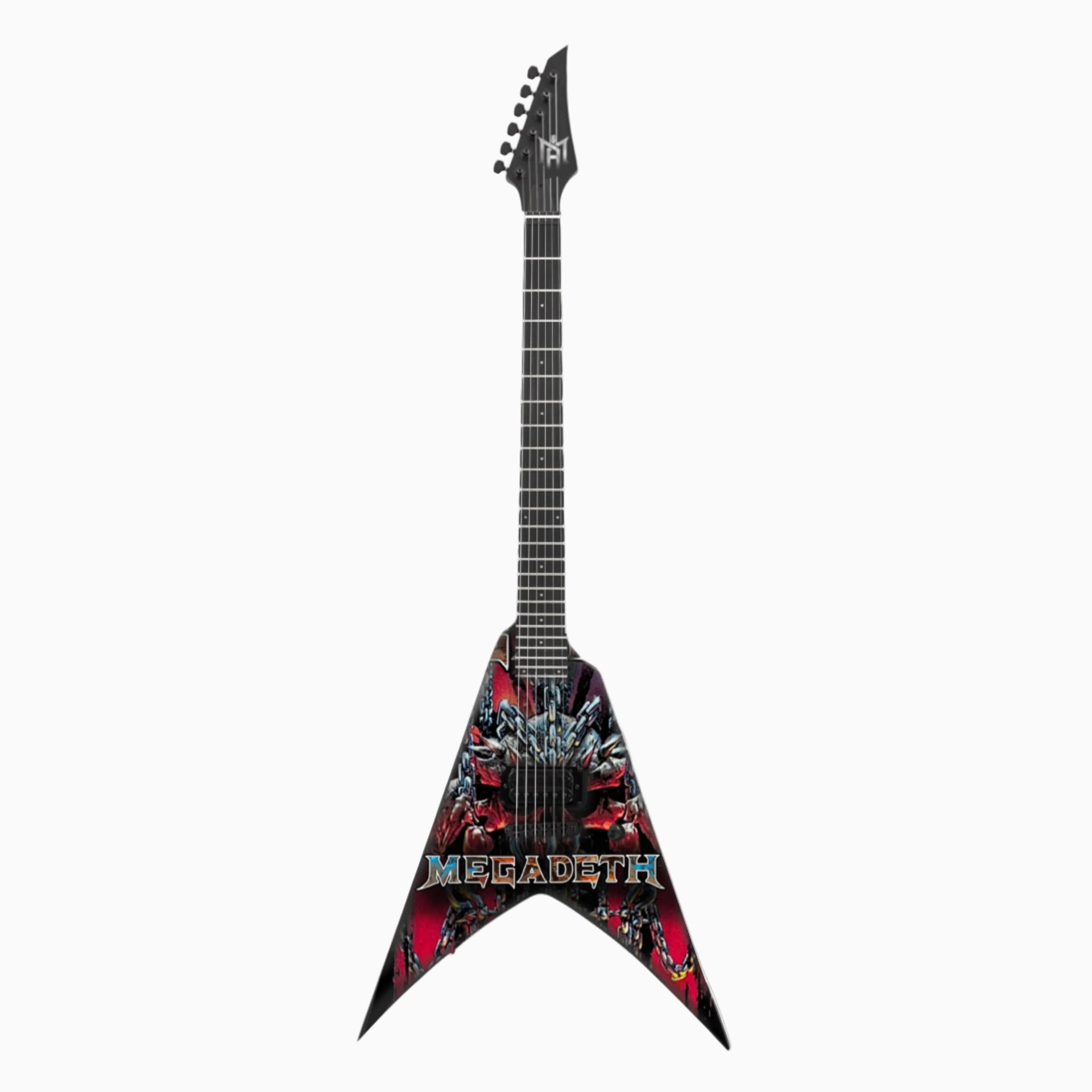 Megadeth Chaos Chains Mini Guitar