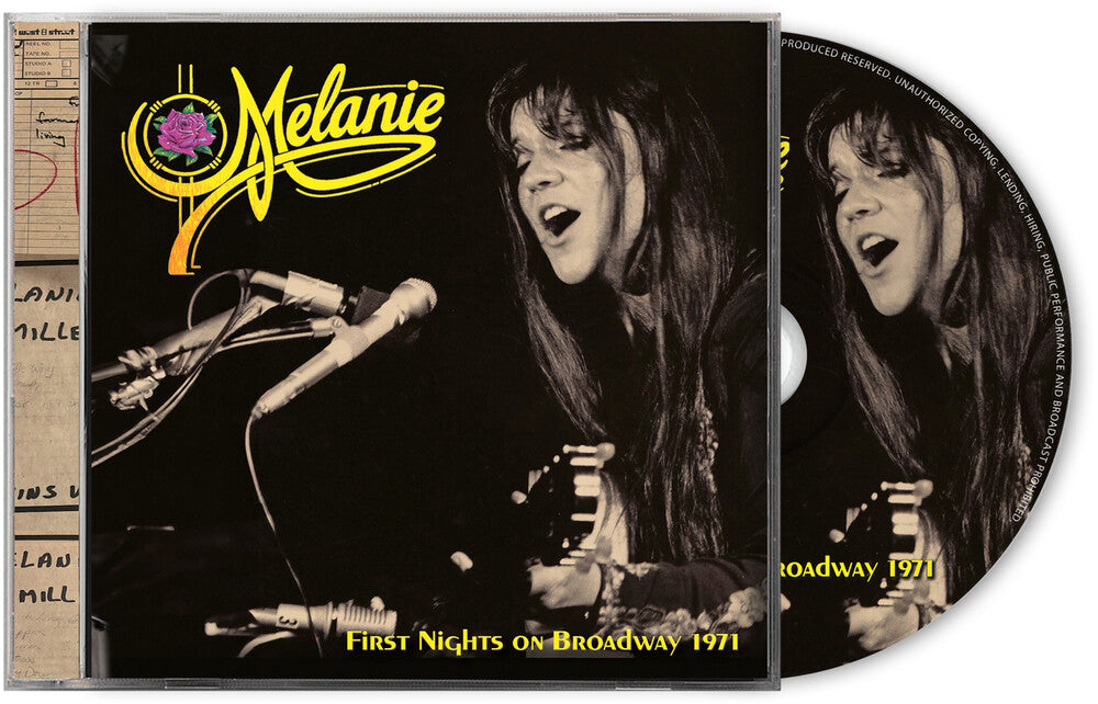 Melanie – First Nights on Broadway - 1971 (CD)