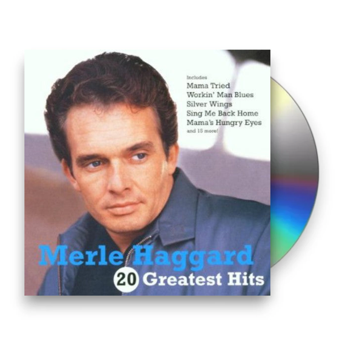Merle Haggard – 20 Greatest Hits (CD) - Front