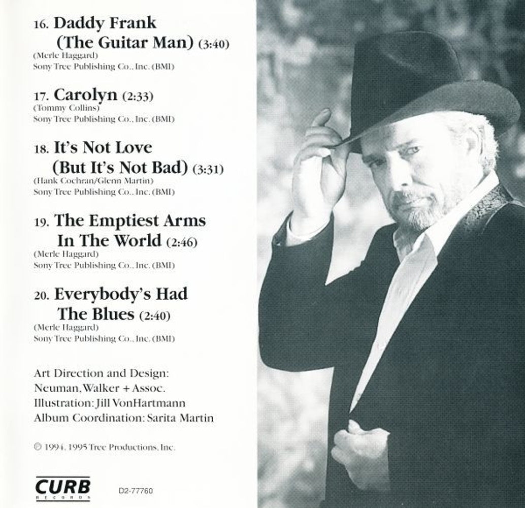 Merle Haggard – 20 Hits (CD) - Packaging