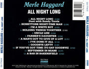 Merle Haggard – All Night Long (CD) - Detail