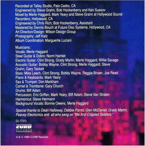 Merle Haggard – Blue Jungle (CD) - Alternate View