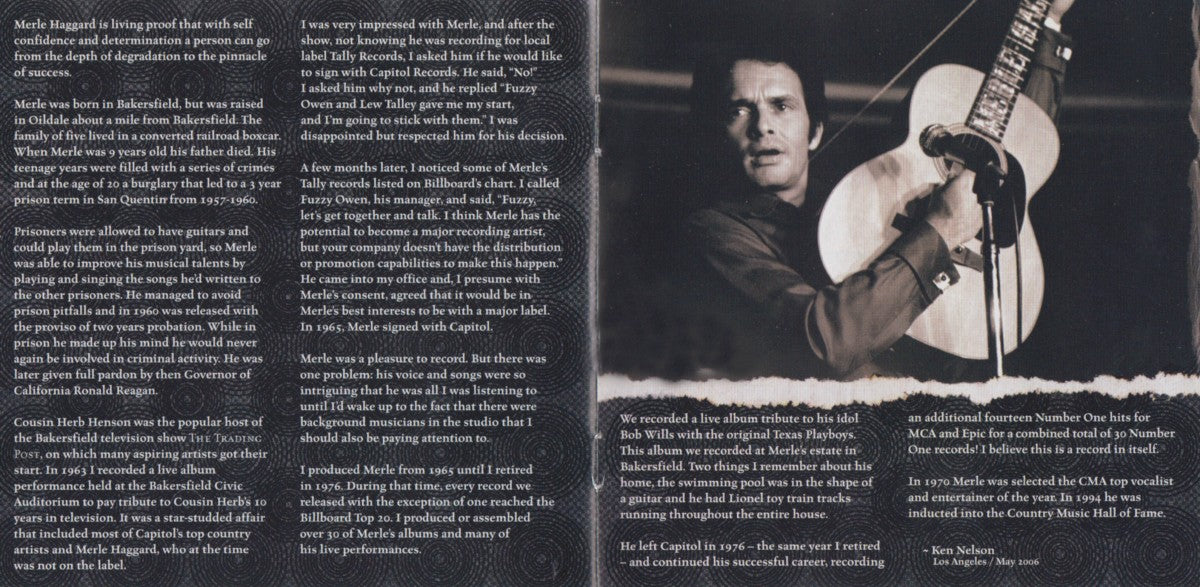 Merle Haggard – Hag: The Best of Merle Haggard (CD) - Packaging