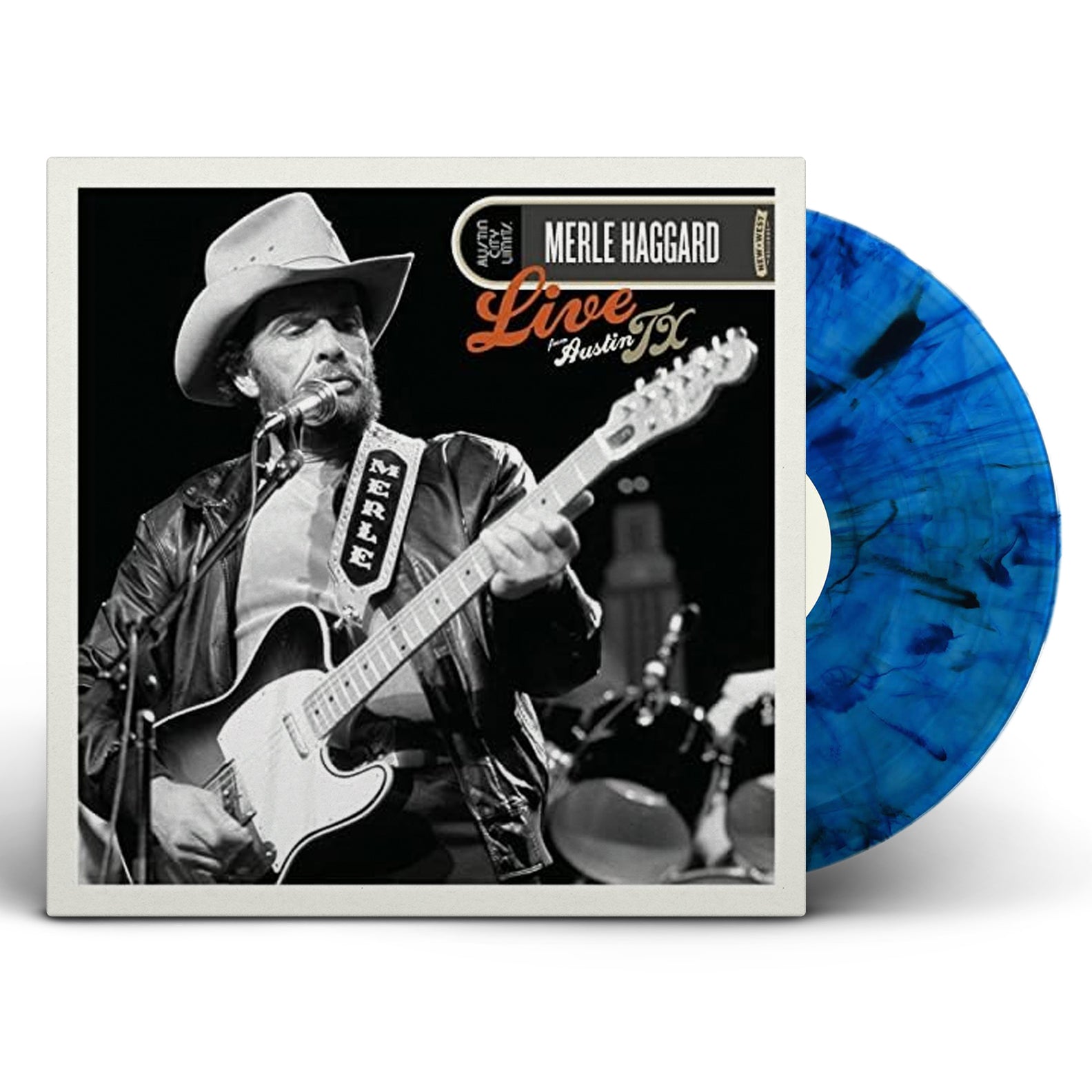 Merle Haggard – Live From Austin, TX (LP Translucent Blue & Black Marble Vinyl)