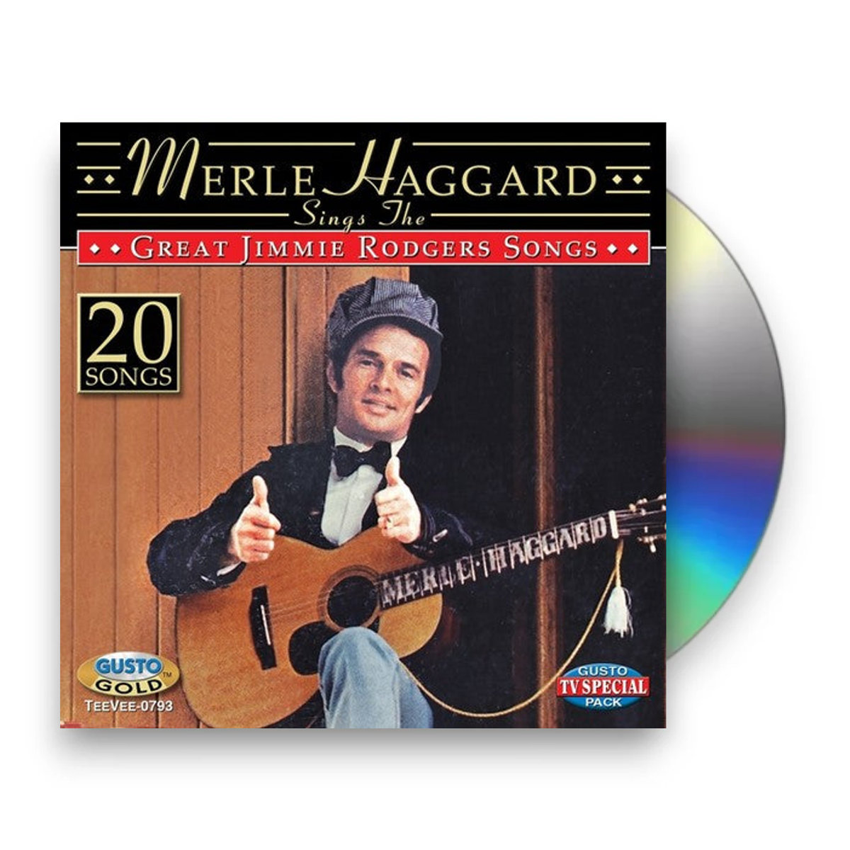 Merle Haggard – Sings The Great Jimmie Rodgers Songs (CD) - Front