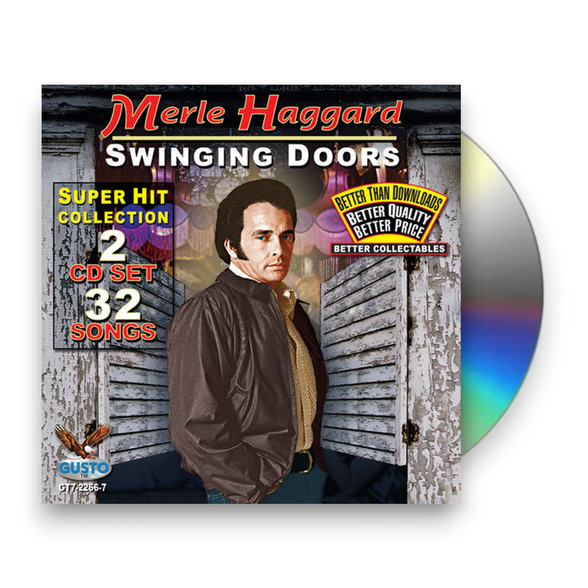 Merle Haggard – Swinging Doors: Hits Collection (CD) - Front