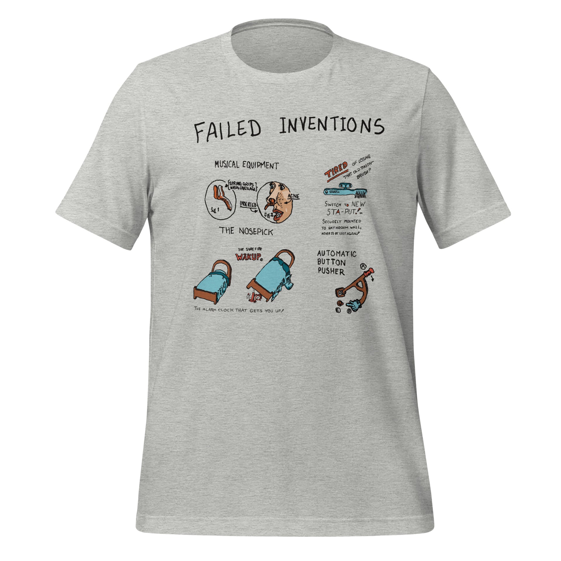 Merry Pranksters Failed Inventions T-Shirt (Color) - Alternate View