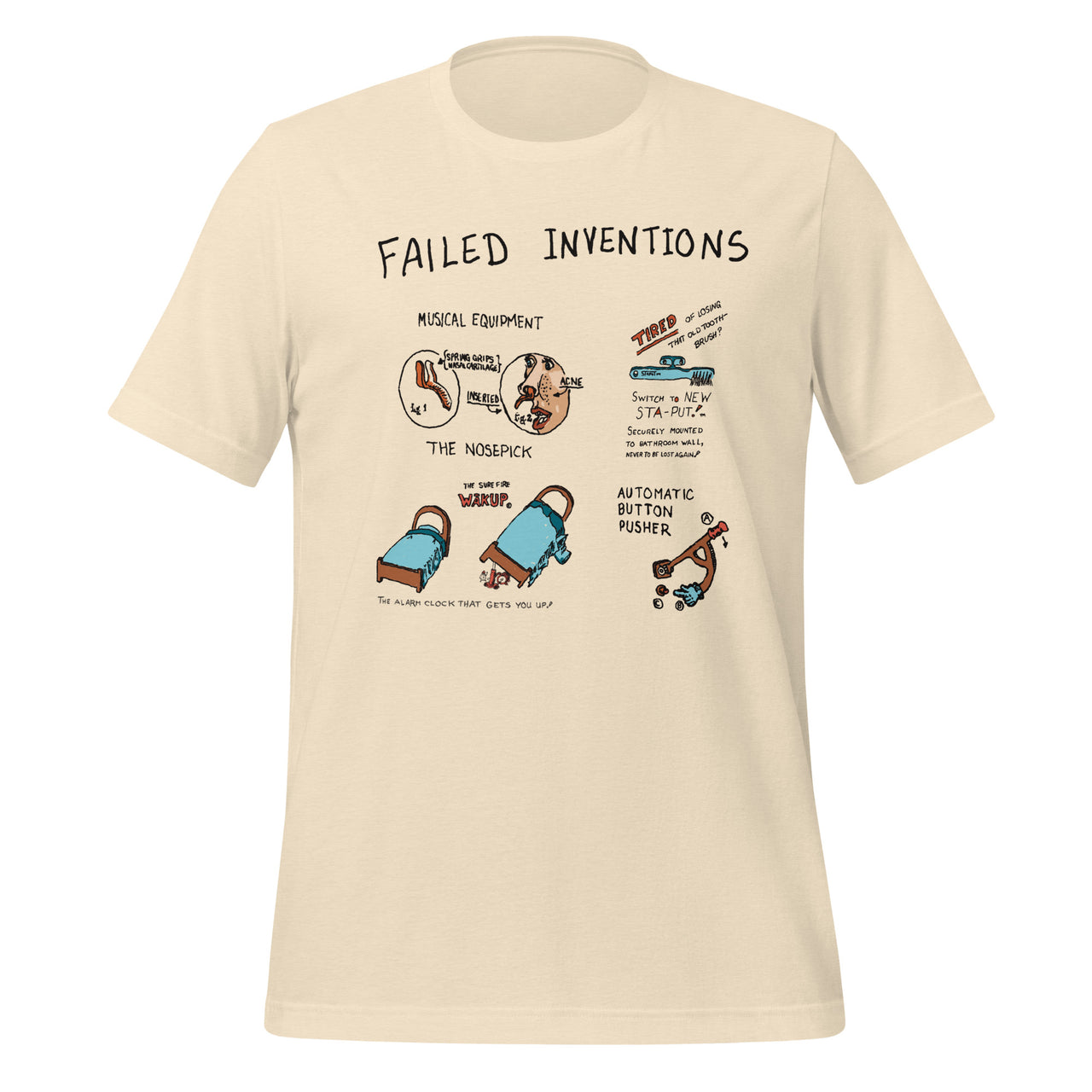 Merry Pranksters Failed Inventions T-Shirt (Color) - Back