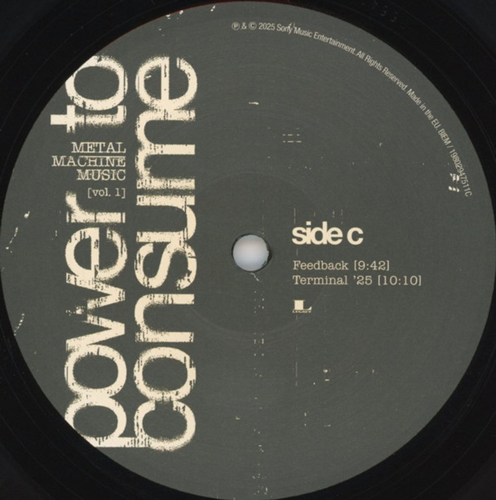 Metal Machine Music - Power To Consume Vol. 1 (LP Vinyl)