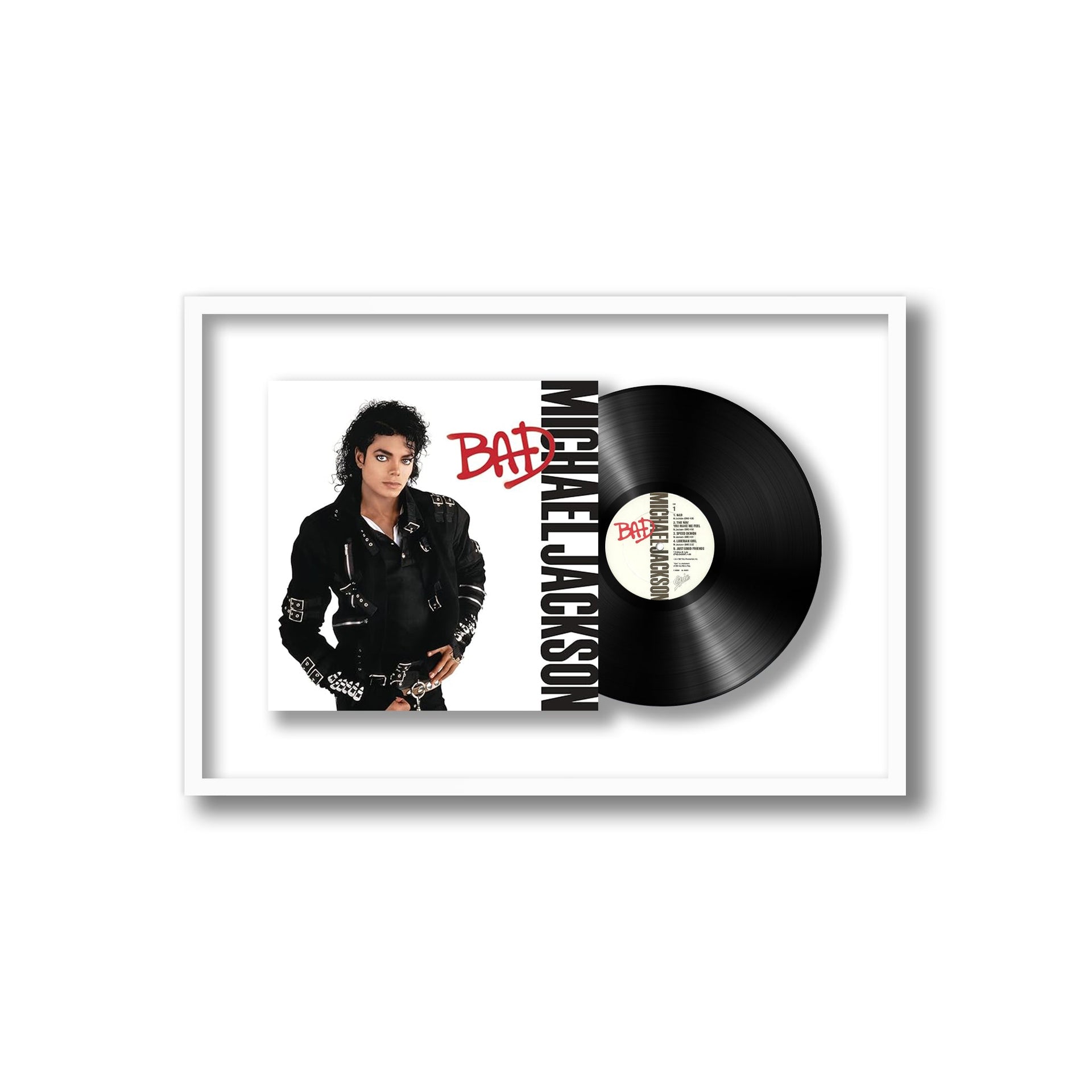 Michael Jackson - Bad (Framed Vinyl)