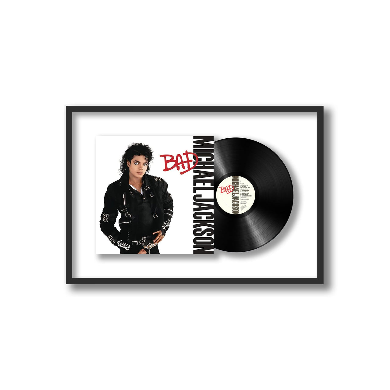 Michael Jackson - Bad (Framed Vinyl)
