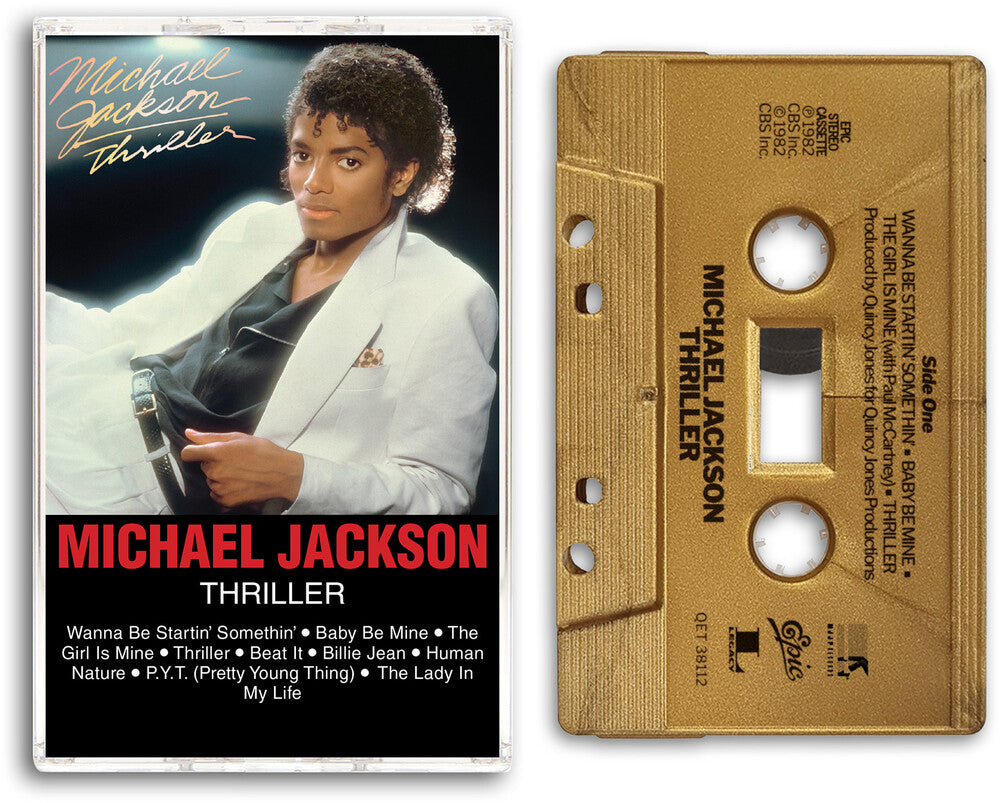 Michael Jackson – Thriller - 2026 (Gold Metallic Cassette)