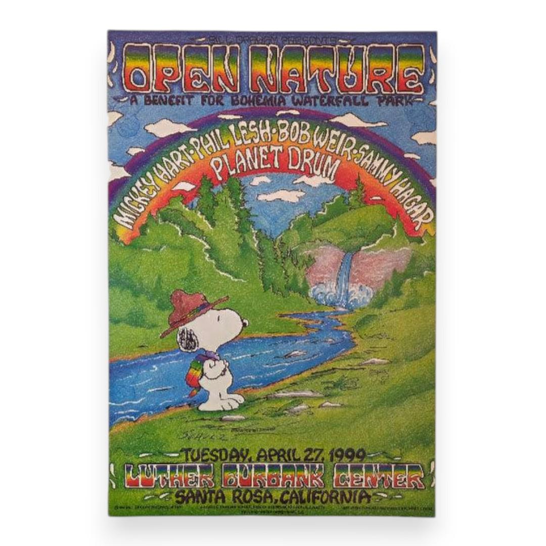 Mickey Hart, Phil Lesh, Bob Weir, Sammy Hagar, Planet Drum – Luther Burbank Center, Santa Rosa (Apr 27, 1999) by Michael Everett & Brooks Anderson