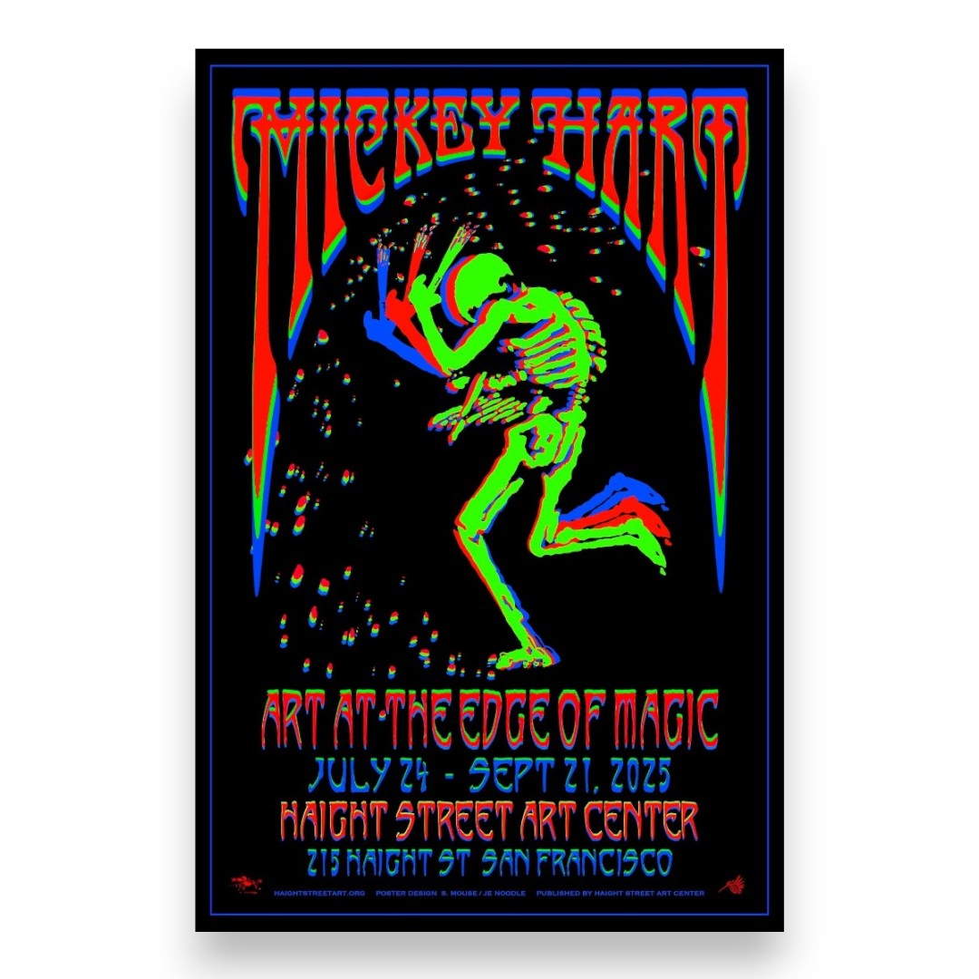 Mickey Hart x Stanley Mouse – Art at the Edge of Magic | Limited Edition Poster