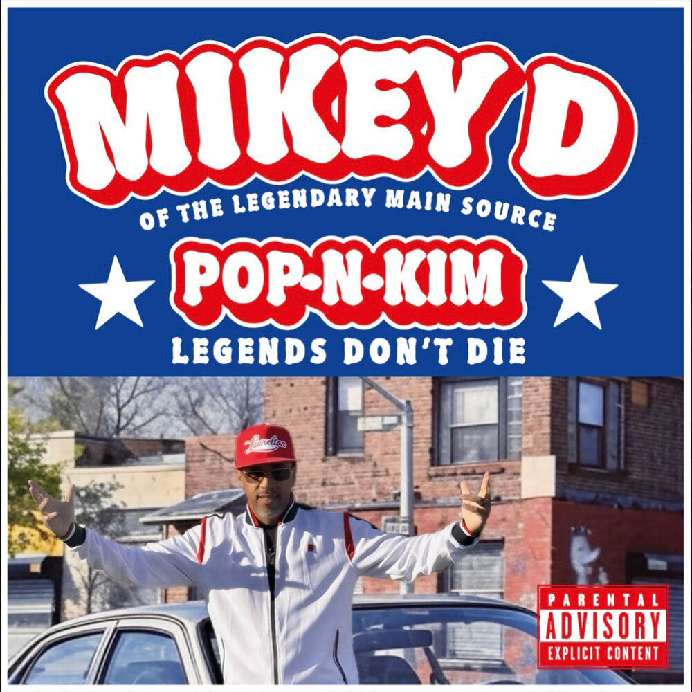 Mikey D – POP-N-KIM (Legends Don't Die, Red LP Vinyl)