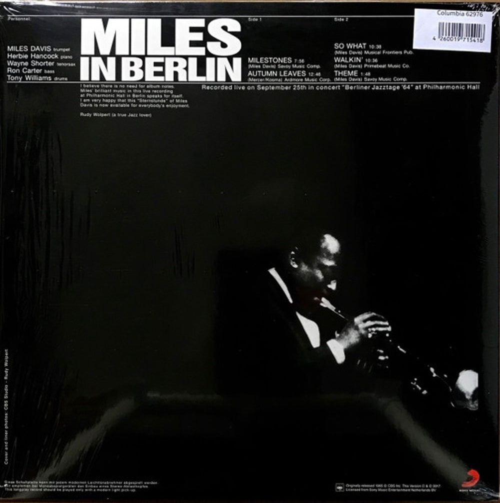 Miles Davis – Miles In Berlin (LP Vinyl)