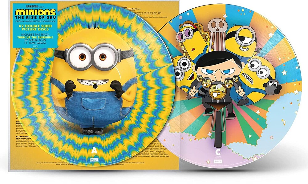 Minions [Movie] – Minions: The Rise Of Gru (Picture Disc LP Vinyl)