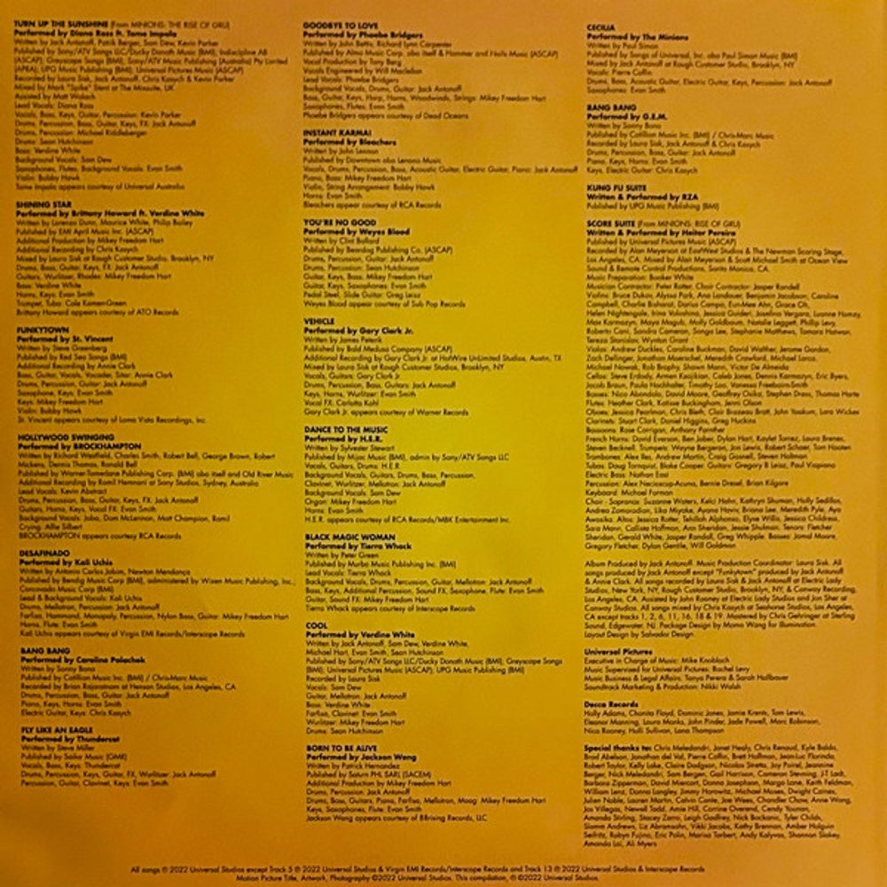 Image 3: Minions: The Rise Of Gru / Various (Wm) (Colv) – Minions: The Rise Of Gru / Various (Colored, Ylw LP Vinyl) Vinyl LP | Relix