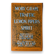 Moby Grape, Traffic, The Lemon Pipers, Spirit – The Fillmore, San Francisco (Mar 21–23, 1968) by Lee Conklin (Postcard)