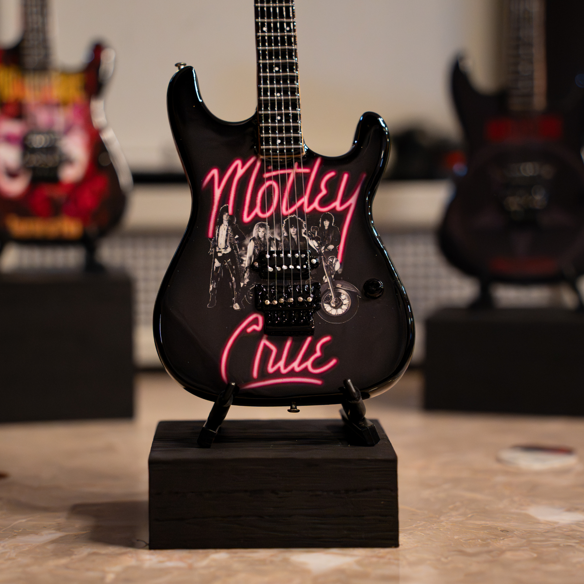 Mötley Crüe "Girls, Girls, Girls" Mini Guitar