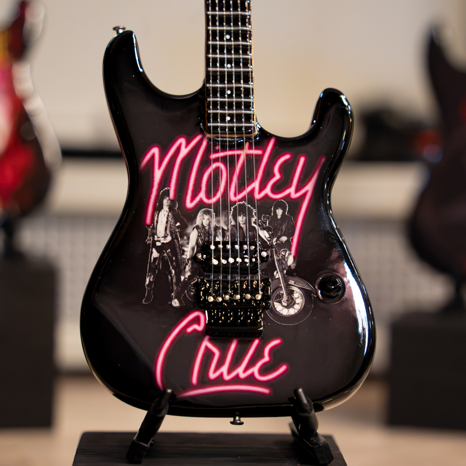 Mötley Crüe "Girls, Girls, Girls" Mini Guitar