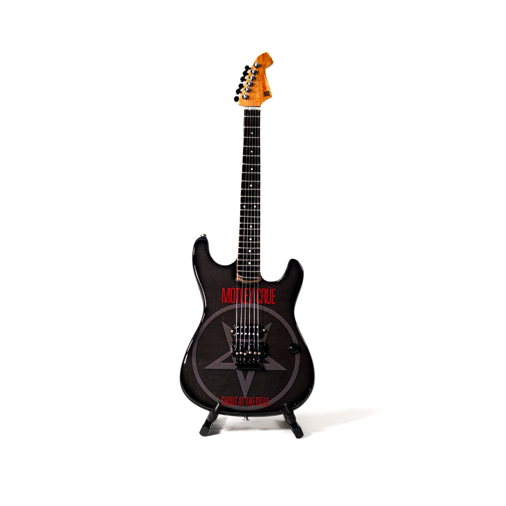 Mötley Crüe "Shout at the Devil" Mini Guitar