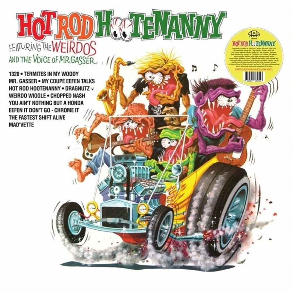 Mr. Gasser & The Weirdos – Hot Rod Hootenanny (yellow LP Vinyl)