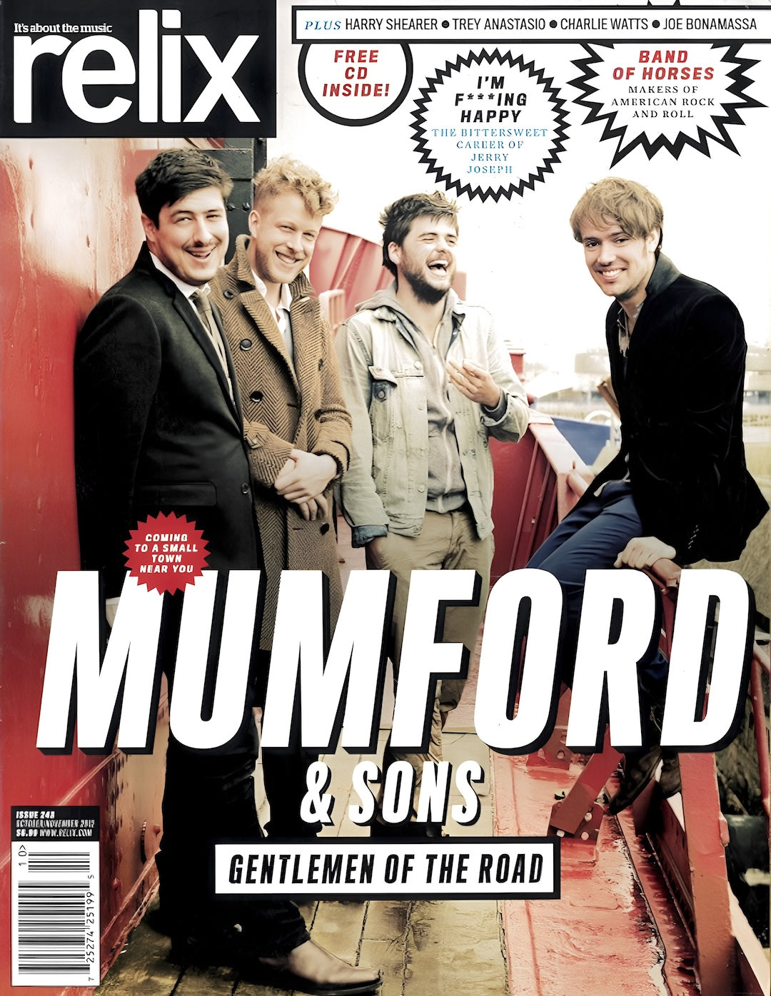 Mumford & Sons - October/November 2012 Relix Issue