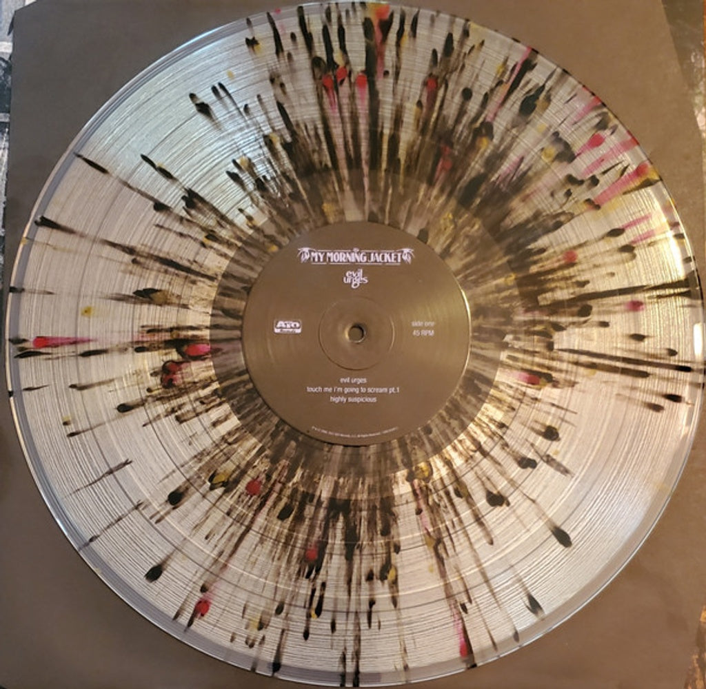 My Morning Jacket – Evil Urges (Cream w/Black Blob 2-LP Vinyl) - Detail