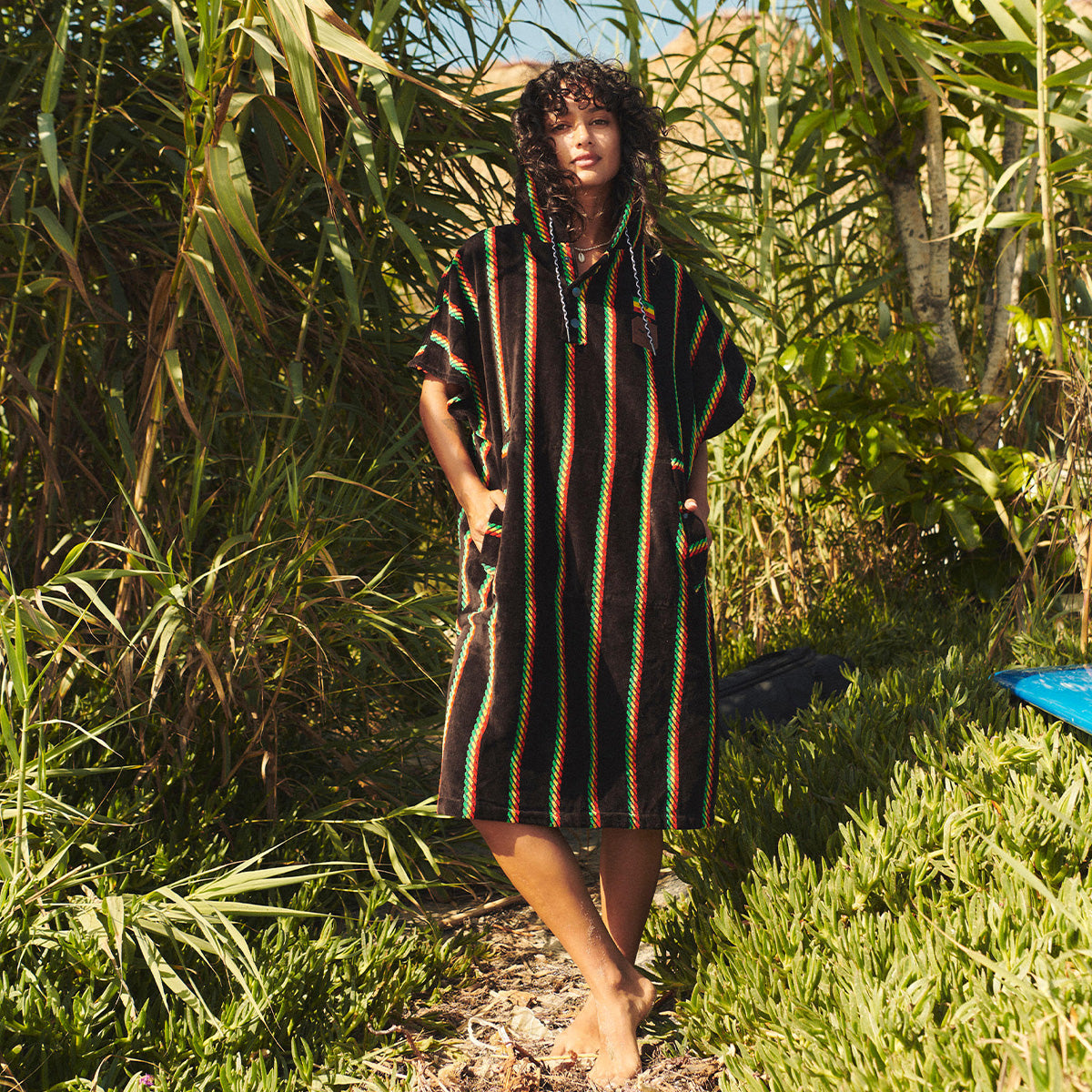 Natural Mystic Extra-Warm Poncho | Bob Marley x Slowtide