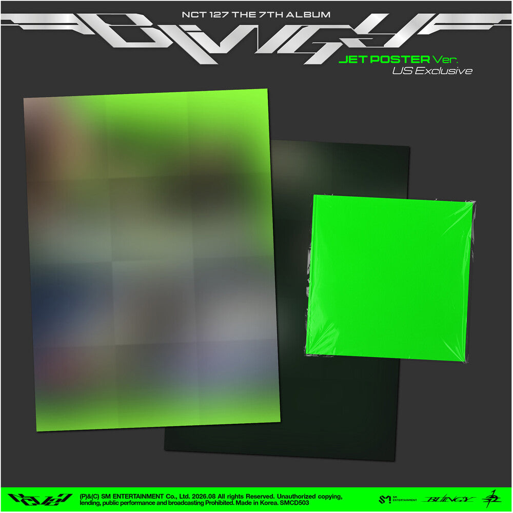 NCT 127 – 7th Album Blingy (Jet Poster Ver. CD)