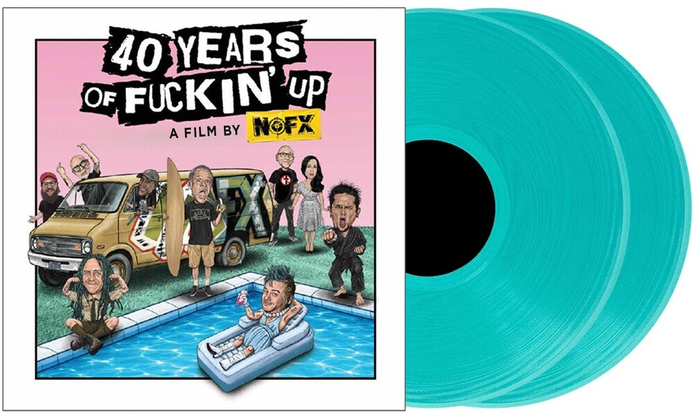 NOFX / Fat Mike – 40 Years of Fuckin' Up: Soundtrack + Score (Turquoise LP Vinyl)