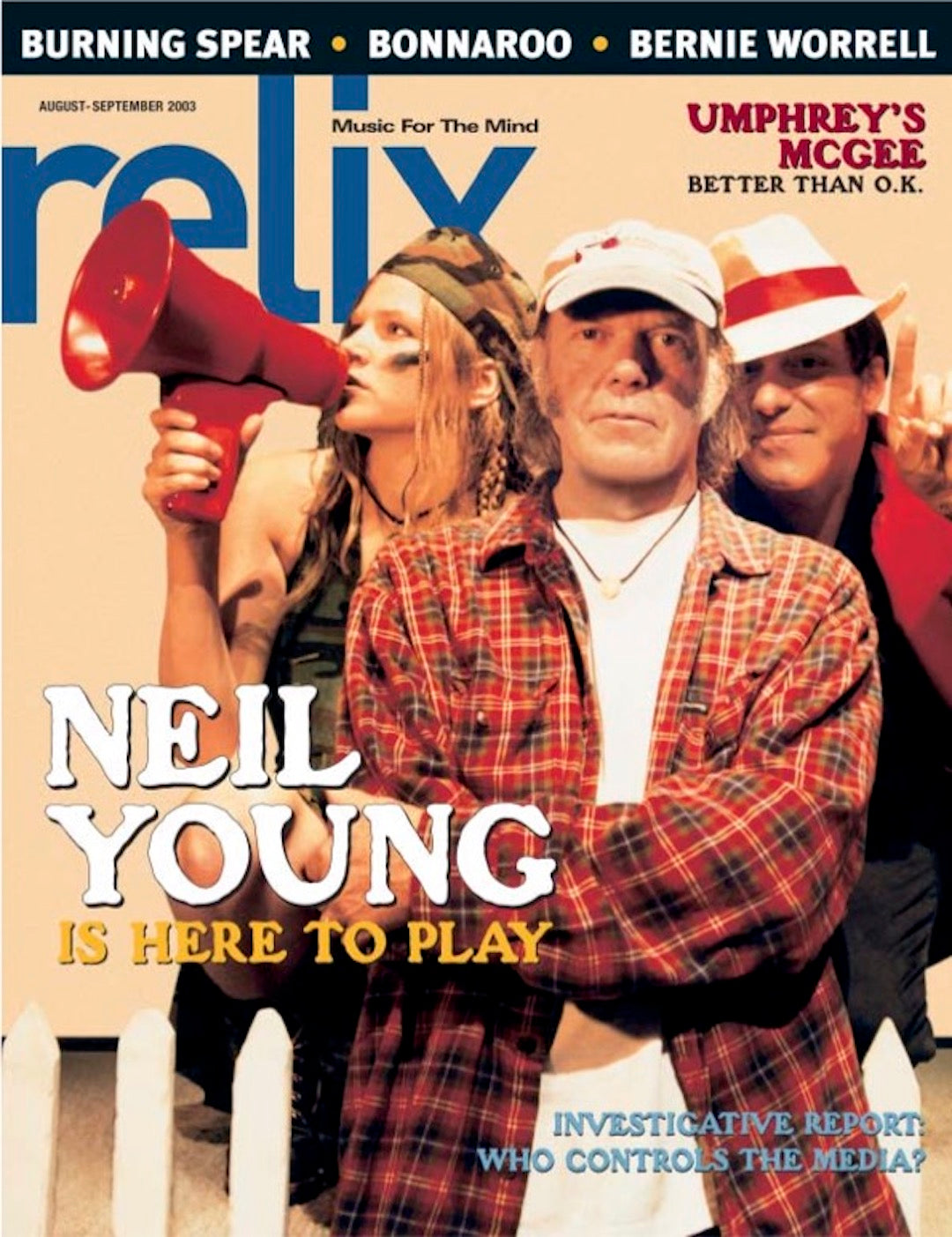 Neil Young - August/September 2003 Relix Issue