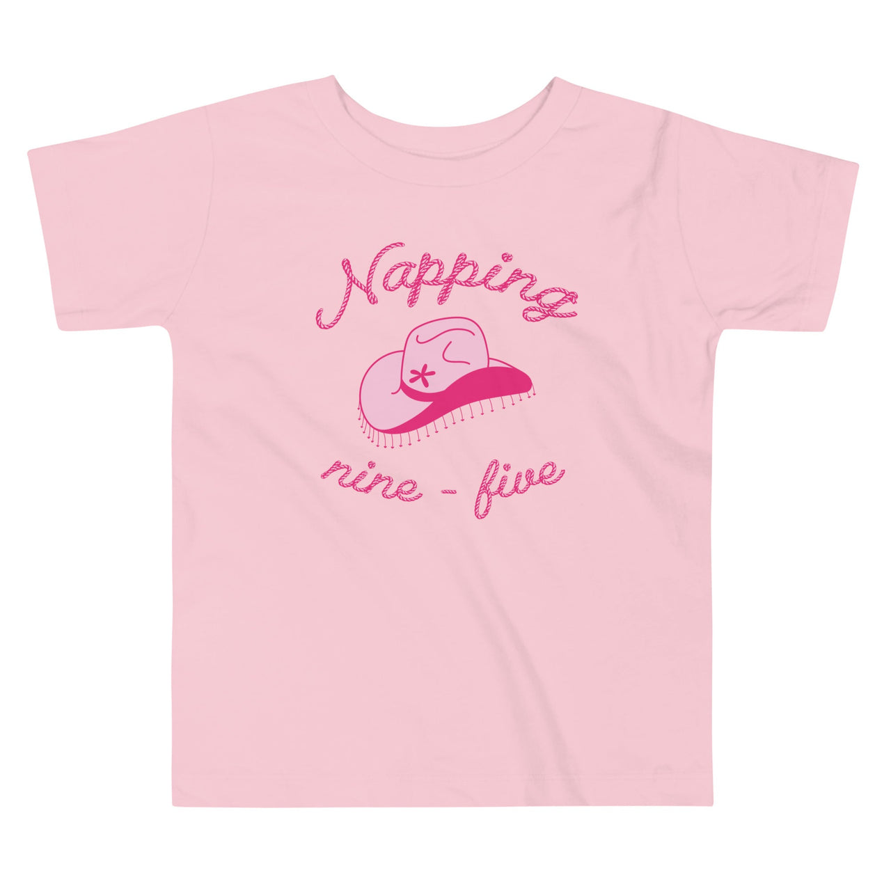 Napping 9-5 Toddler T-Shirt by The Rock and Roll Playhouse - Back