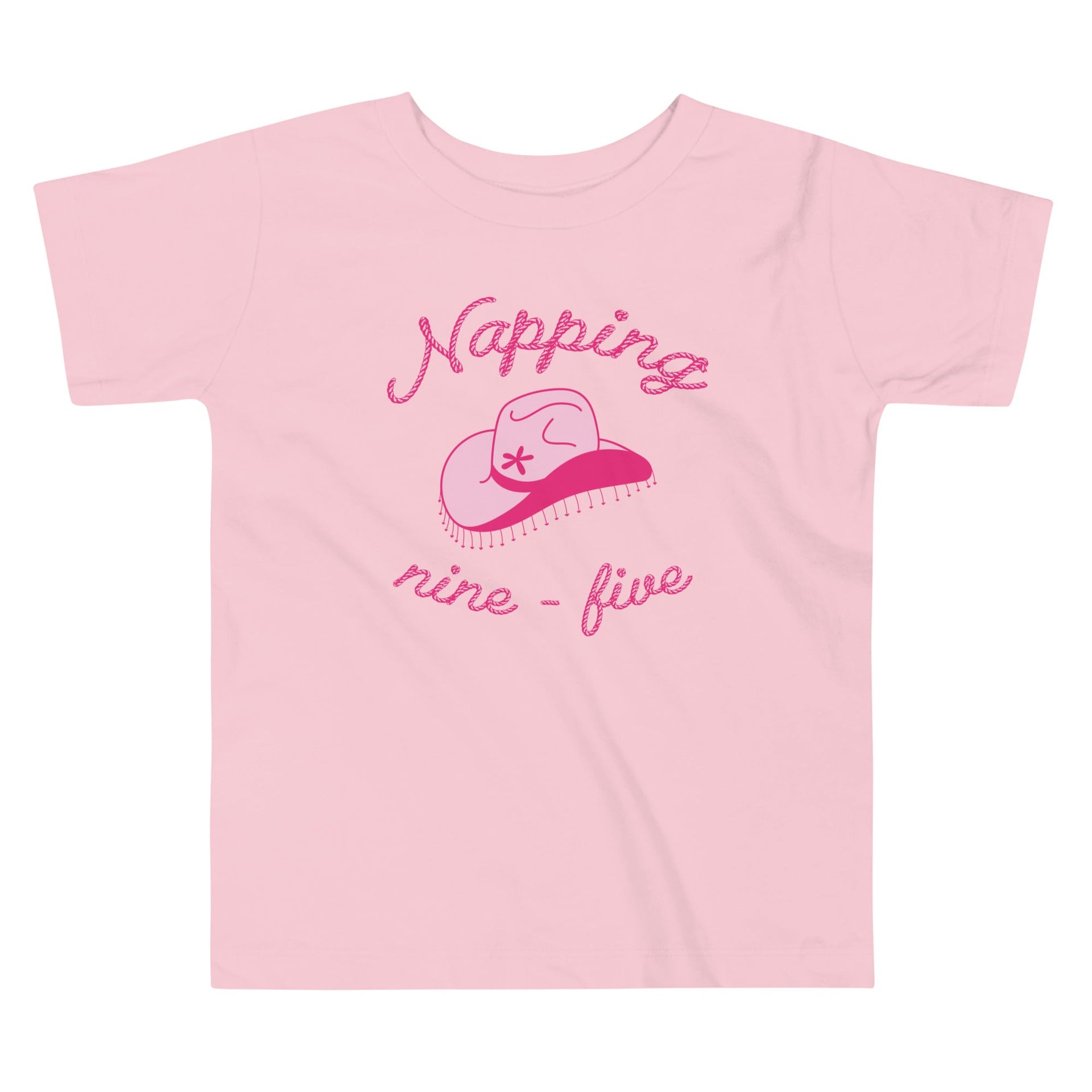 Napping 9-5 Toddler T-Shirt by The Rock and Roll Playhouse - Back