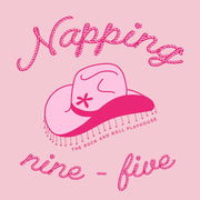 Napping 9-5 Toddler T-Shirt by The Rock and Roll Playhouse - Detail