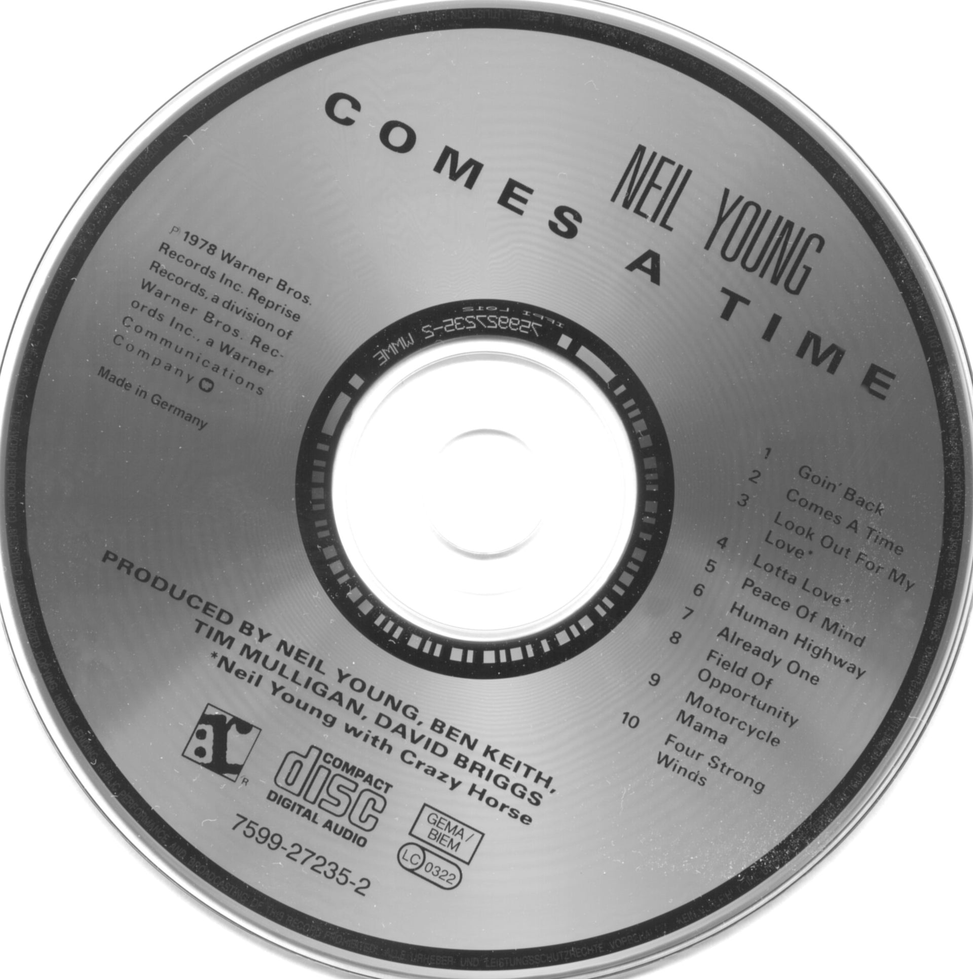 Neil Young – Comes a Time (CD) - Alternate View