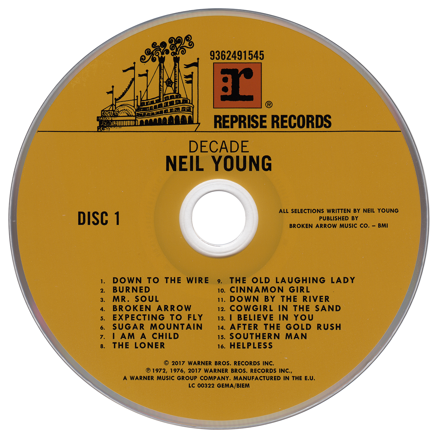 Neil Young – Decade (2-CD) - Alternate View