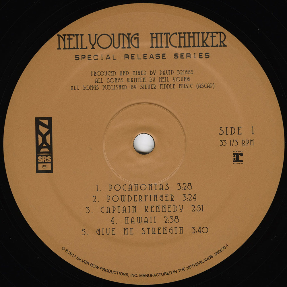 Neil Young – Hitchhiker (LP Vinyl) - Side View