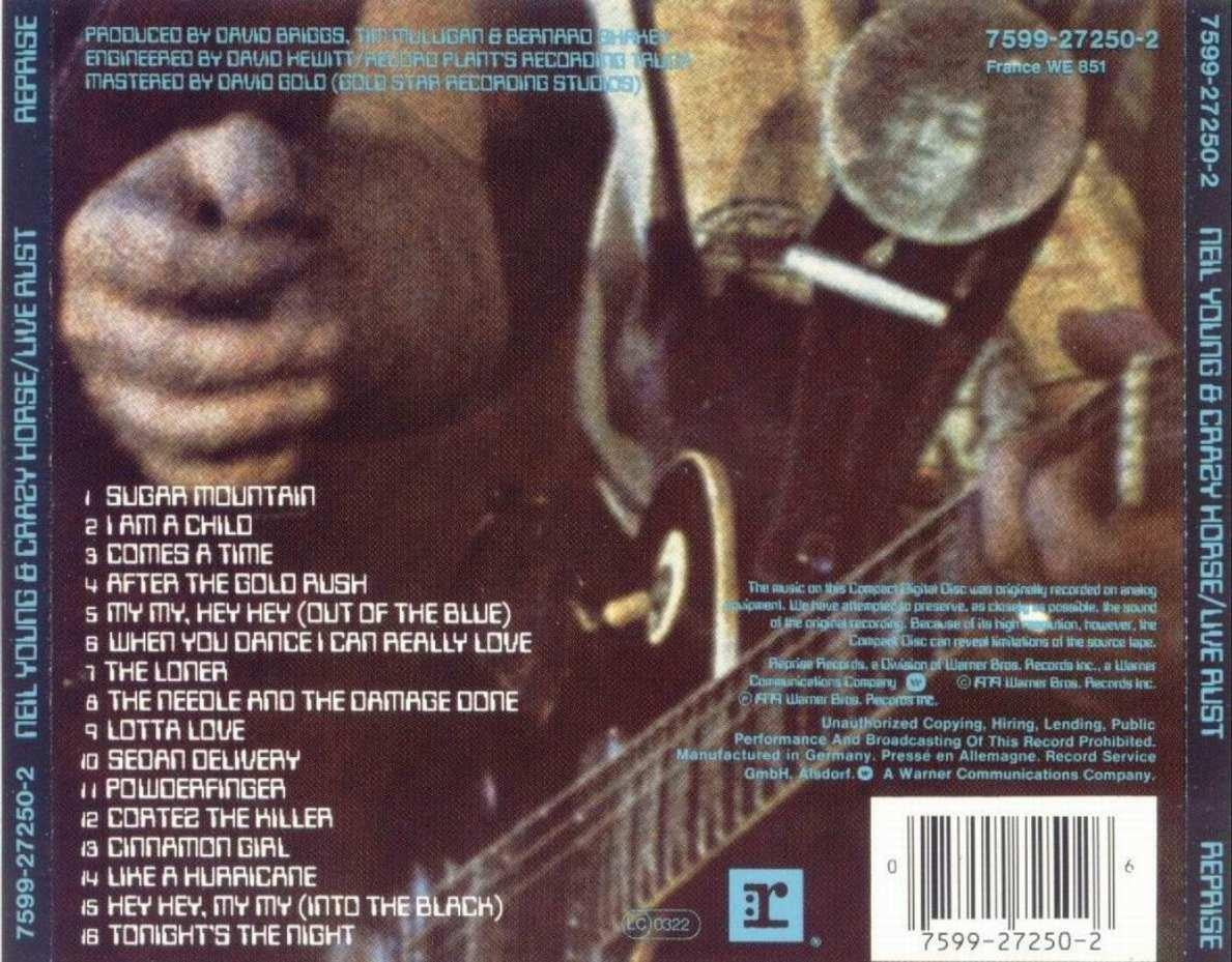 Neil Young – Live Rust (CD) - Detail