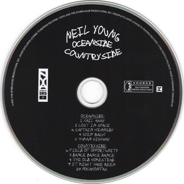Neil Young – Oceanside Countryside (CD) - Alternate View