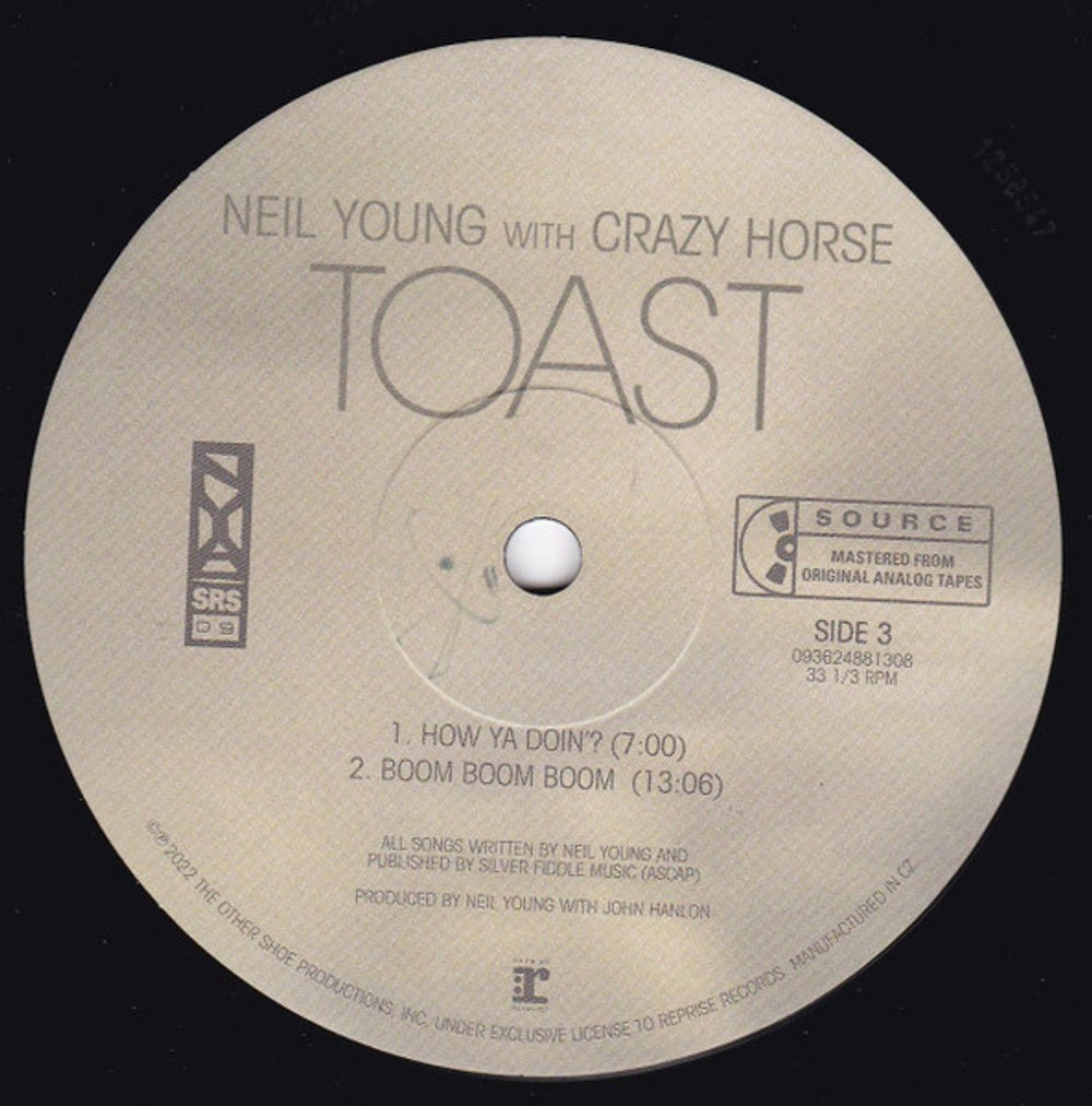 Neil Young with Crazy Horse – Toast (2-LP Vinyl) - Close-Up