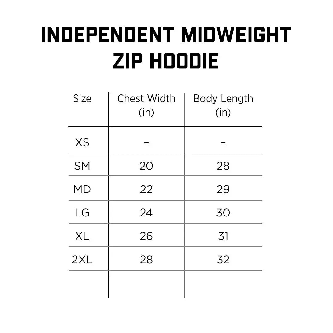 Newport Folk Gull Guitar Zip Hoodie