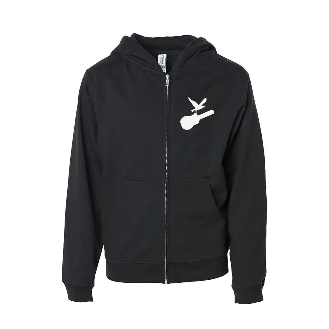Newport Folk Gull Guitar Zip Hoodie