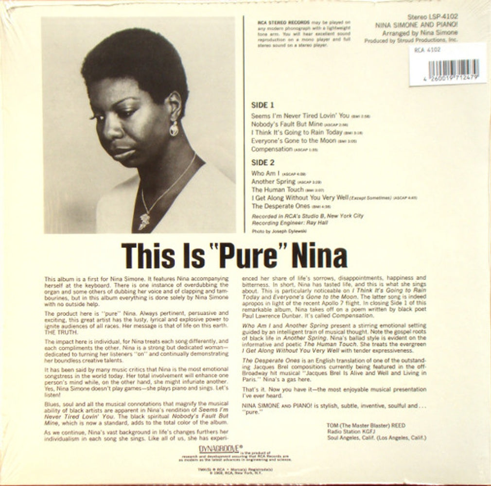 Nina Simone – And Piano! (LP Vinyl)